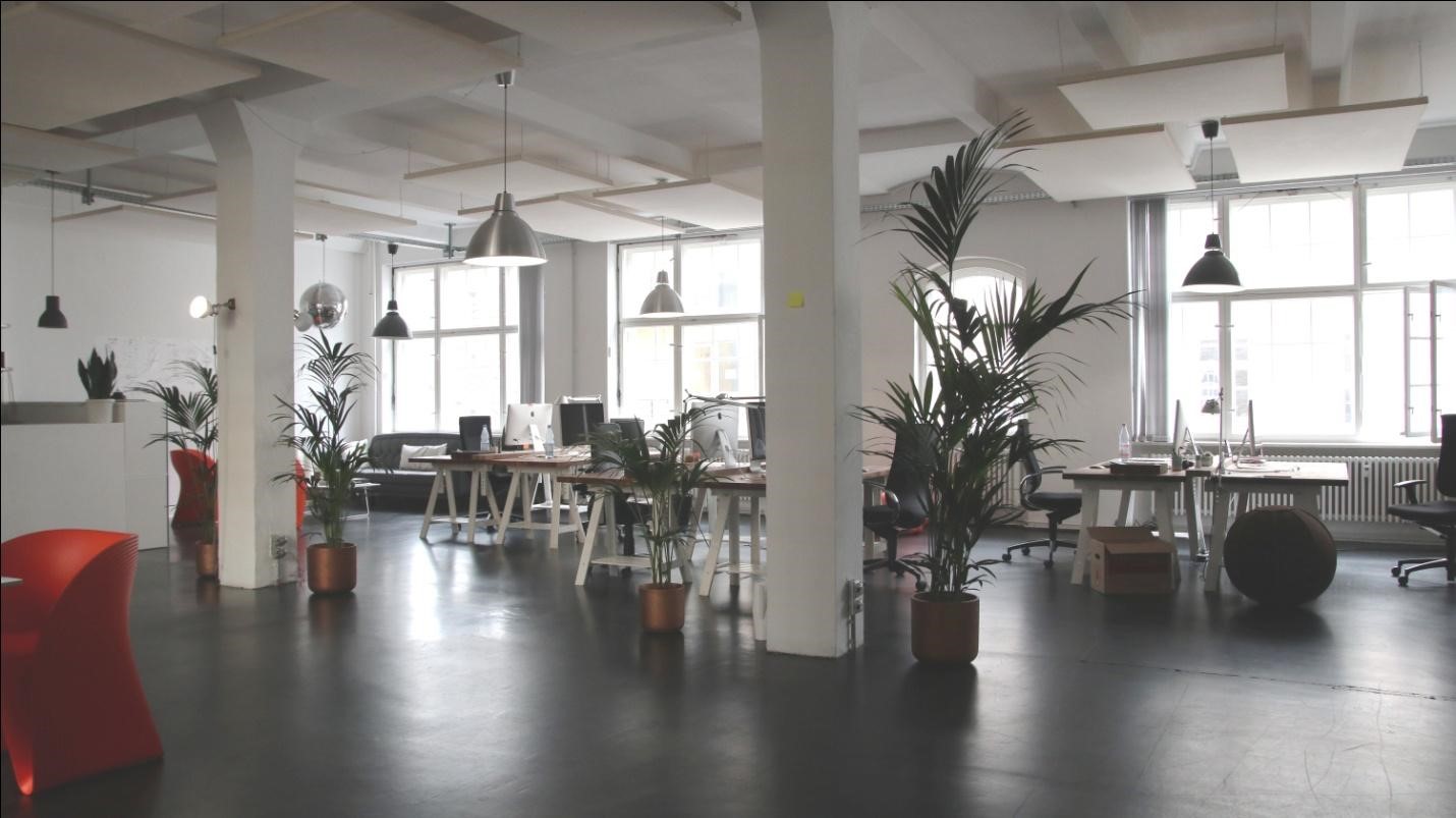 modern open plan office